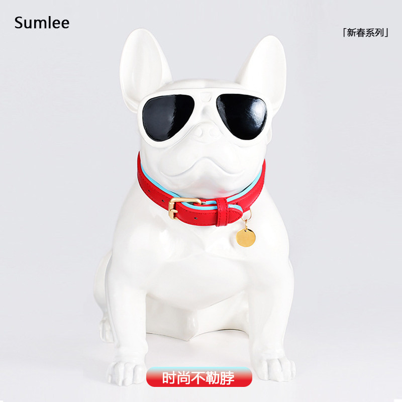 狗项圈小中大型犬刻字吊牌柔软真皮宠物小狗狗可牵引项圈防挣脱