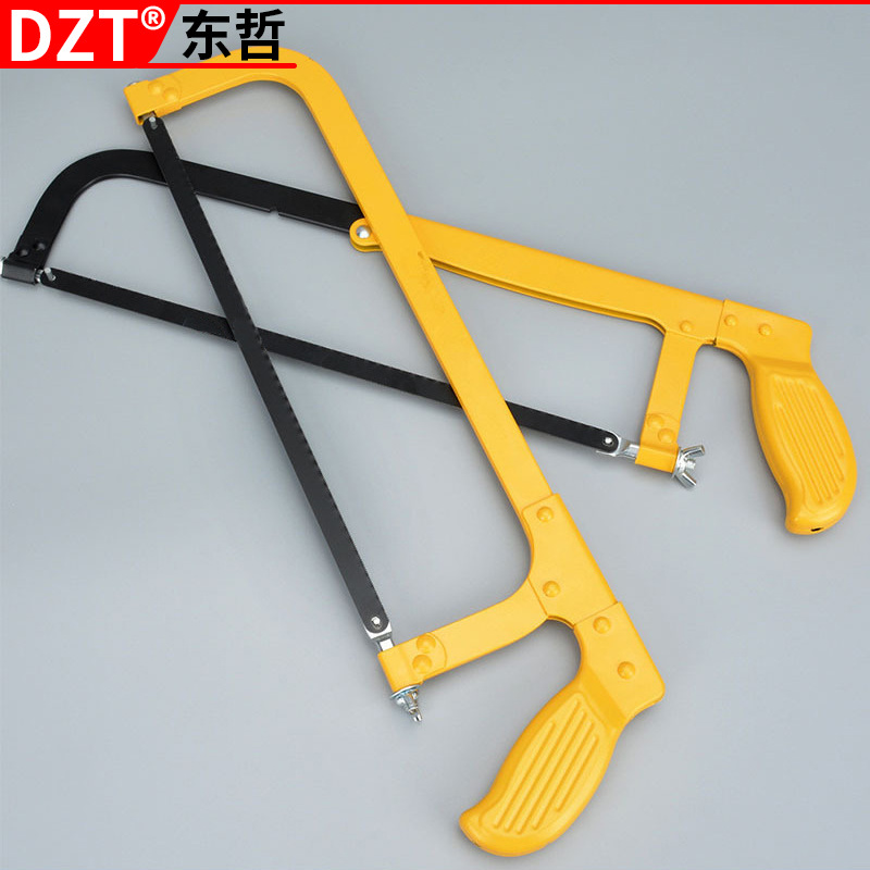 多功能活动可调节钢锯架12寸手工防滑塑料柄铝合金迷你钢锯