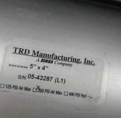 TRD CYL-4911675 TRA-MF1-5x4Same as 05-43287-L1气缸BIMBA缤霸 标准件/零部件/工业耗材 气缸 原图主图