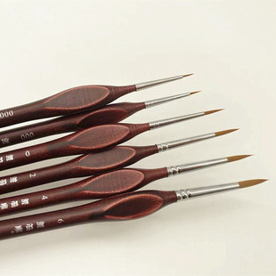 榭得堂729水彩笔 勾线笔 油画笔 勾线笔粗杆00000#起手绘面相笔