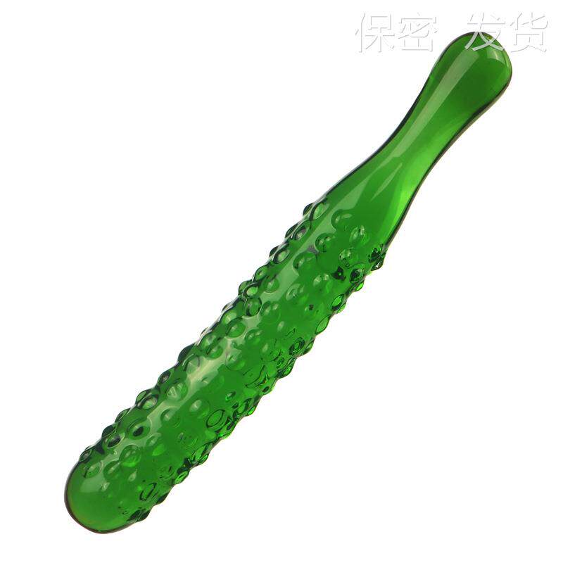 细腻推出加长加粗透明玻璃水果仿真器器系列女用放松按摩自律缓解