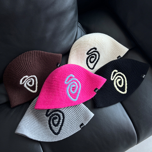 TAAK白敬亭同款旋涡蚊香渔夫帽包头帽子女秋冬毛线帽显脸小针织帽