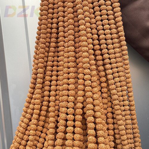 天然藏式龙鳞纹原桩小金刚108颗  男士文玩高密金刚佛珠工厂直供