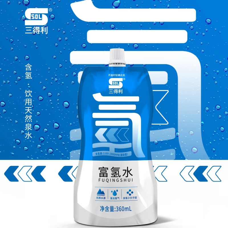 SDL便利电富氢水饮用水360ml袋装富氢水品质天然水矿泉水饮品整箱