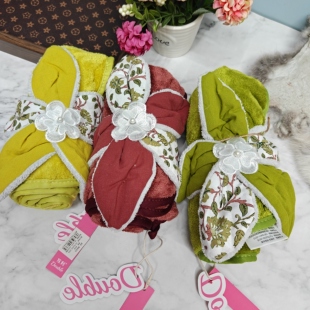 双利韩风珊瑚绒毛巾浴巾吸水干发家用女士洗浴用品加大花朵包邮