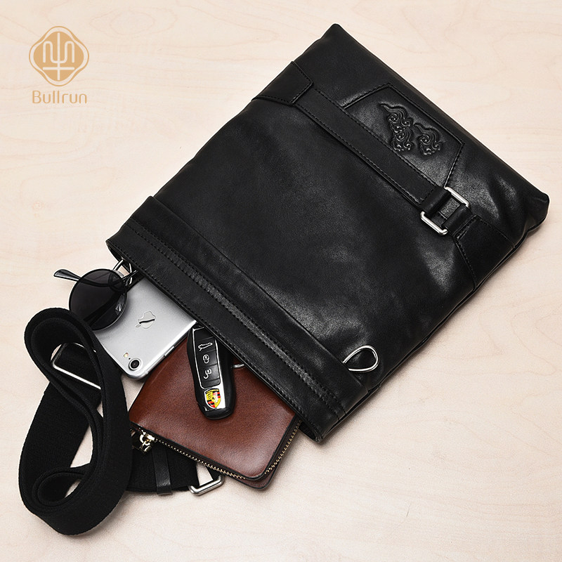 真皮男包单肩斜挎包国潮时尚高级休闲个性头层牛皮软皮男士包包,箱包皮具/热销女包/男包,男士包袋,淘宝优惠券,粉丝福利购,淘宝优惠卷