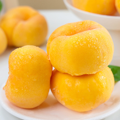 山东蒙阴黄金蟠桃5斤爆汁现摘现发正宗黄心扁桃新鲜香甜孕妇水果8