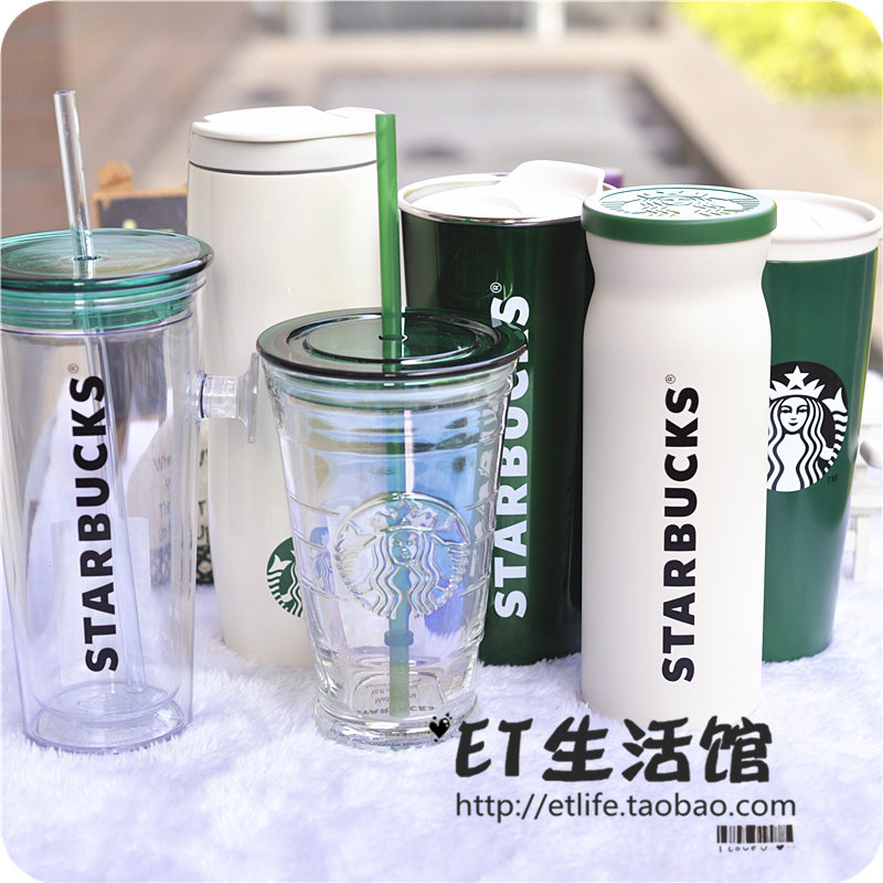 韩国茶隔把手不锈钢星巴克