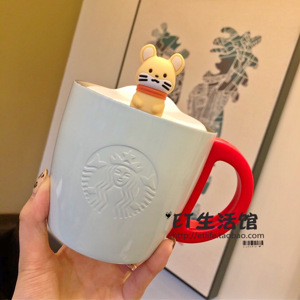 星巴克杯子圣诞皮套限量铆钉