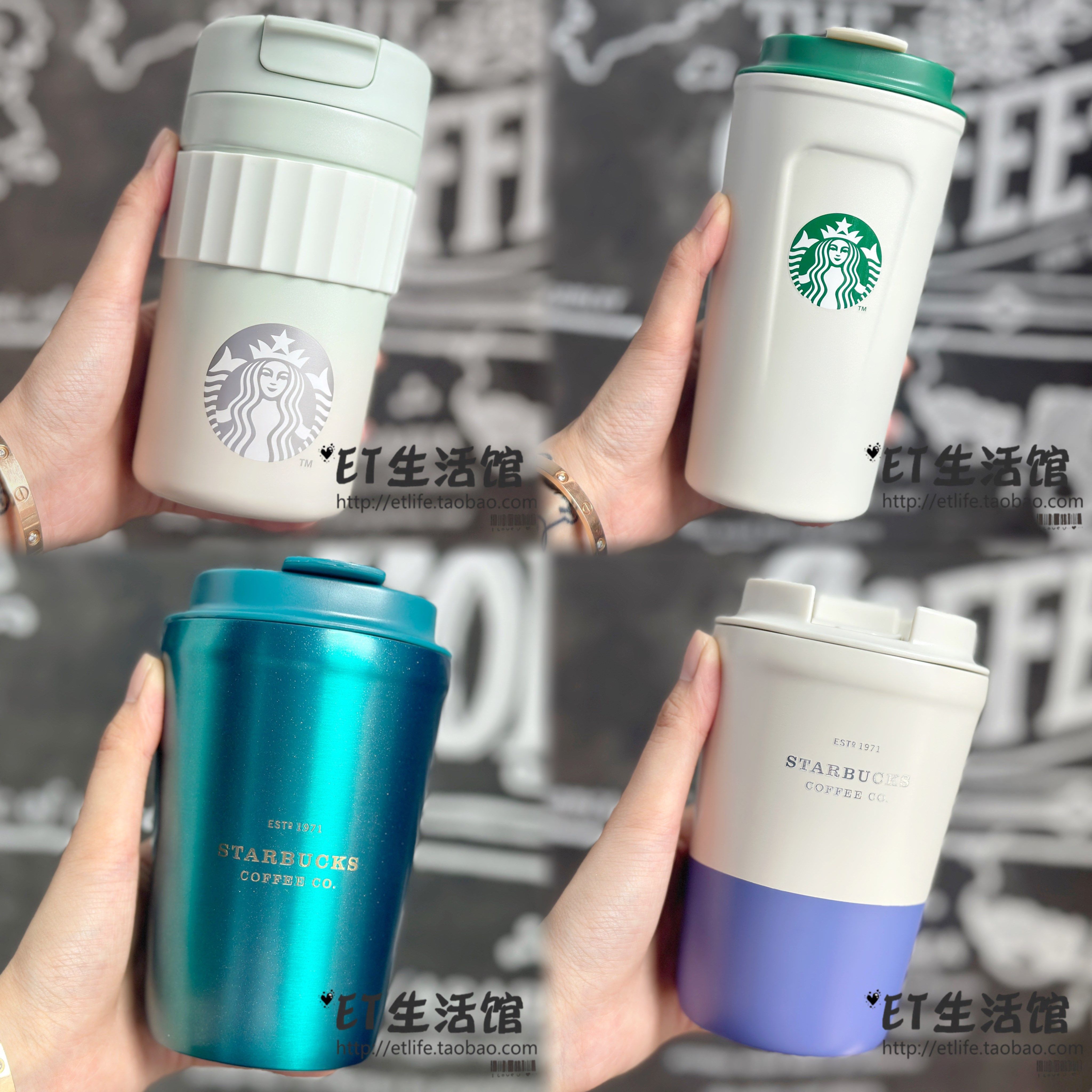 星巴克杯子经典人鱼不锈钢桌面杯