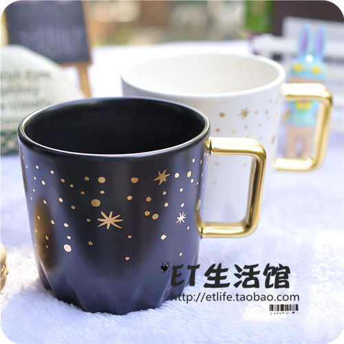 韩国春季黄色花朵小熊星巴克杯子