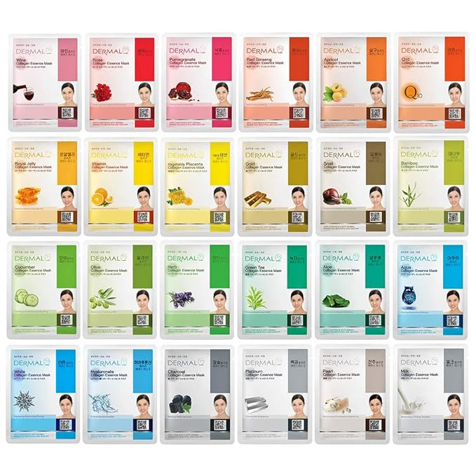 DERMAL Combo Pack A Collagen骨胶原保湿紧致抗衰缩毛孔面膜39张