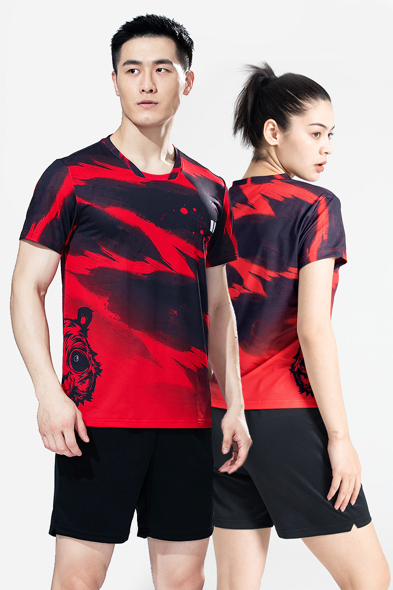 单双号夏季团购定制羽毛球服短袖运动服女款套装裙裤网球服乒乓球