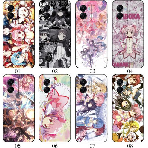 魔法少女小圆 适用iQOO Z8/U5/Neo6 SE/Z6/Z7/11 Pro/11S/10/9/8/Neo8/Neo7/红米 12/12R/realme V30t手机壳