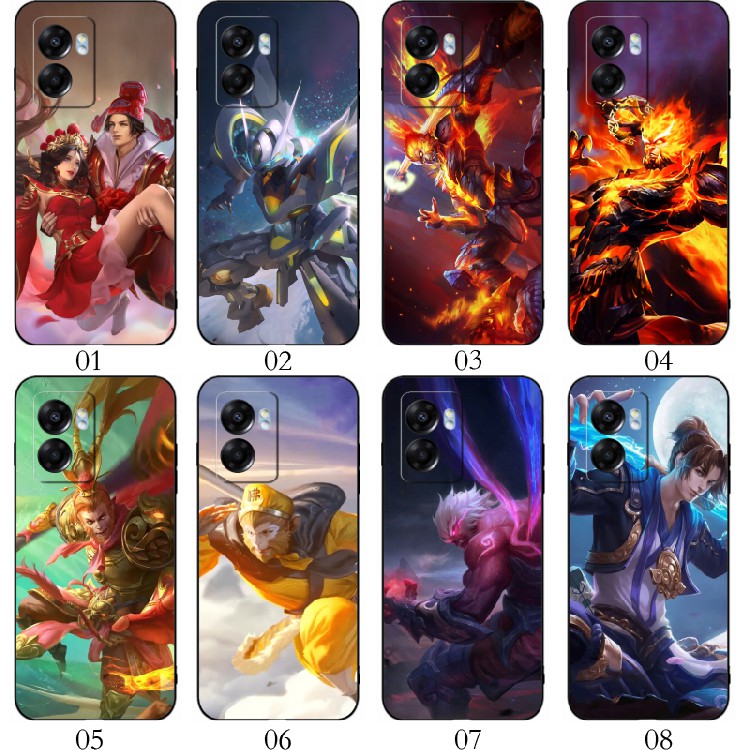 王者荣耀 孙悟空 适用 红米 Note 13 Pro/11E/12 Turbo/12R/+/K60/realme GT Neo2/GT2/V30/V23/10/Q5手机壳
