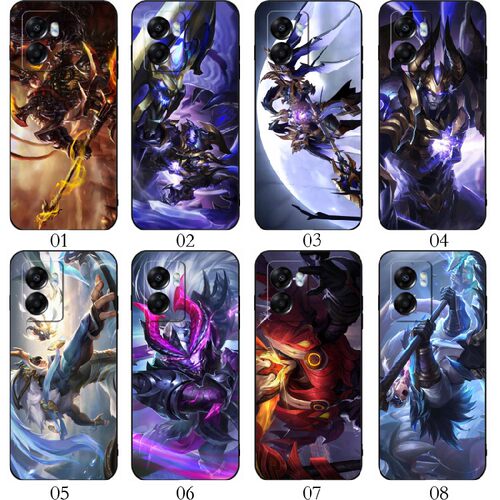 王者荣耀 吕布 适用OPPO A55s/A72/A93/A32/A53/A92s/A52/X3/X2/Reno 9/8/7 se/6/5/4/3/5k/Find X5 p手机壳
