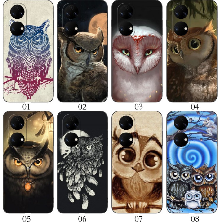 猫头鹰 适用 华为 nova 11 SE/70/荣耀50/60/9 Pro/X40i/畅玩40 Plus/40C/30/Paly7T Pro/iQOO Z7i手机壳