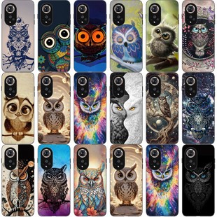 Power X70i 荣耀50 ultr哑光壳 X40i x60 X50i 创意猫头鹰