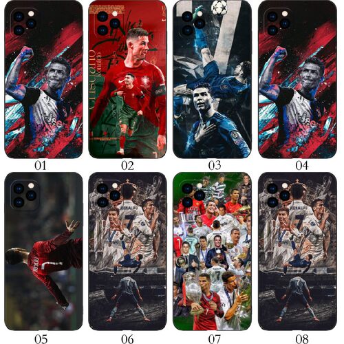 C罗 足球 适用iPhone苹果 15/11/13 Pro/12 mini/14 Max/Plus/XS/XR/X/8/7/6/5/红米Note 12/12R/12C手机壳