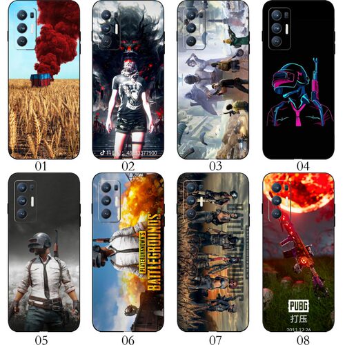 PUBG 适用 VIVO Y76s/Y53s/Q3/2T/realme GT Neo/Q3t/V5/V60/V70/V70S/一加 8T/9/9R/RT/X30 Max手机壳
