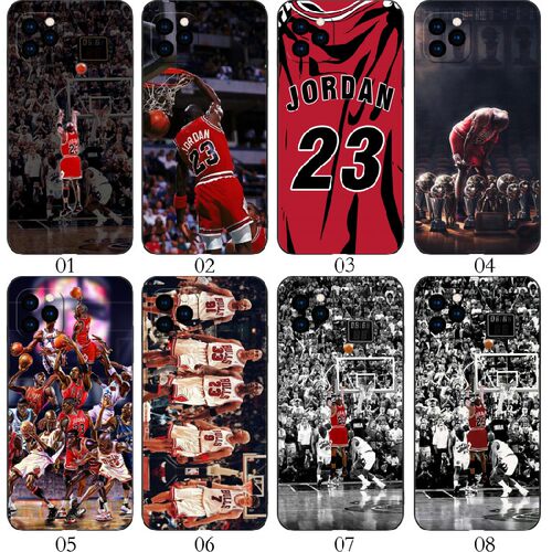 NBA公牛乔丹 适用iPhone苹果 15/11/13 Pro/12 mini/14 Max/Plus/XS/XR/X/8/7/6/5/红米Note 12/12R/1手机壳