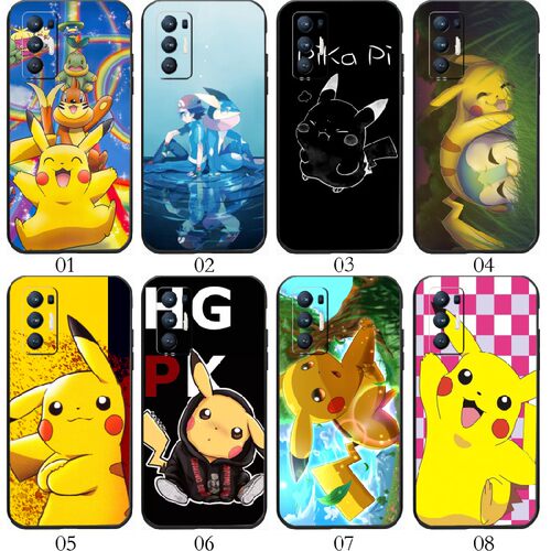 皮卡丘动漫 适用 iQOO?Z6/Neo3/5 SE/Z5/Neo 5S/pro/Z3/Z1/U1/U1x/U3x/Z1x/小米10S/10至尊/realme x7手机壳