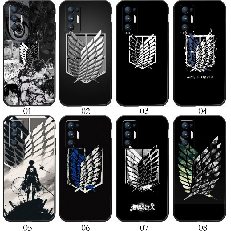 巨人Attack on Titan 适用 红米 Note 9 4G/K60/10 pro/K50 至尊/Note 11 SE/realme V5/x7/V15/Q2/Q3手机壳
