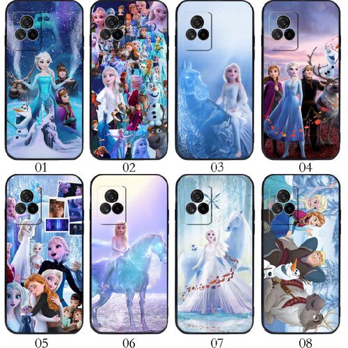 冰雪奇缘 适用vivo/realme GT Neo3/X60 曲屏版/iQOO U3x/S9e/GT2/一加 Ace/魅族 18X手机壳