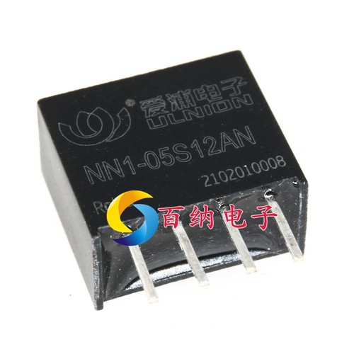NN1-05S12AN DIP4 AIPULNION 爱浦电子 5V转12V 1W隔离电源模块