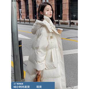 冬季棉衣2025年新款羽绒棉服女中长款过膝加厚高级感学生棉袄外套