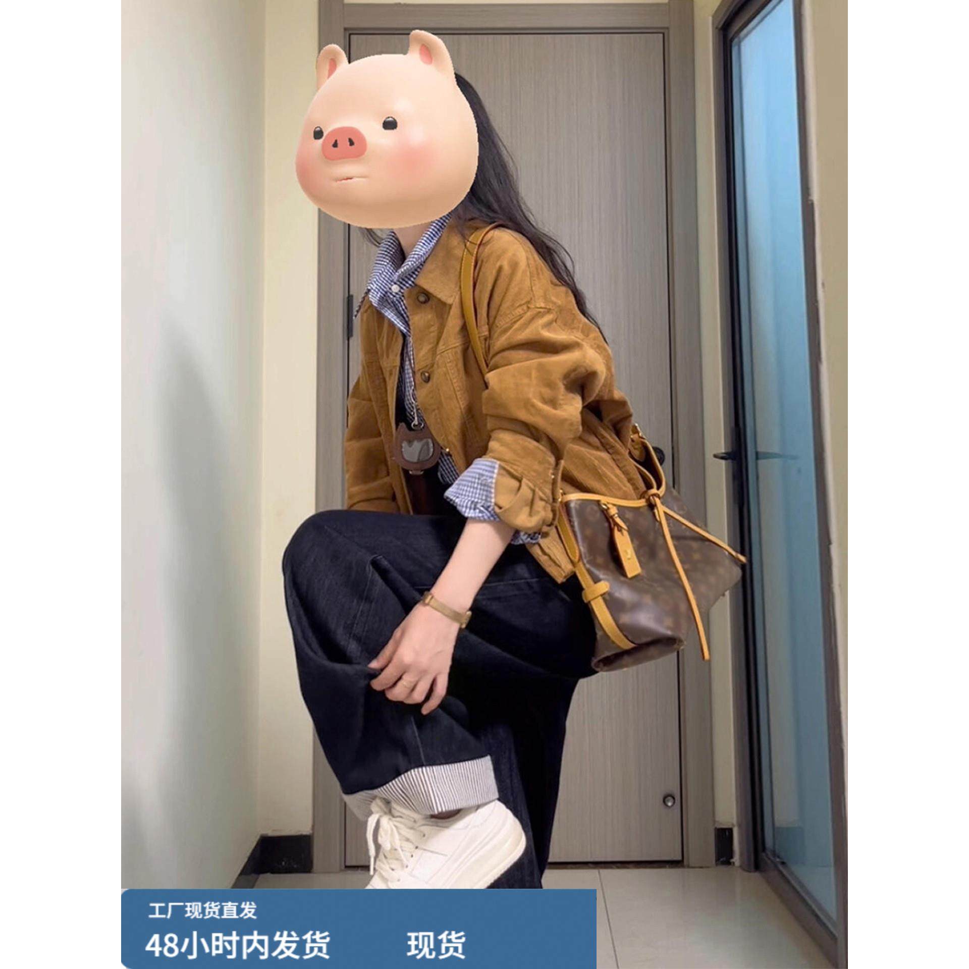 美式覆古夹克外套女早秋季2025新款高级感薄款小个子短款翻领上衣,运动/瑜伽/健身/球迷用品,广场舞套装,淘宝优惠券,粉丝福利购,淘宝优惠卷