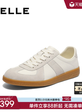 百丽男士复古运动跑步德训阿甘鞋春季新款休闲软底板鞋子8UM01CM5