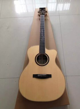 【无锡斌仔吉他自主品牌BIN】蔡先生定做郑成河签名lakewood全单