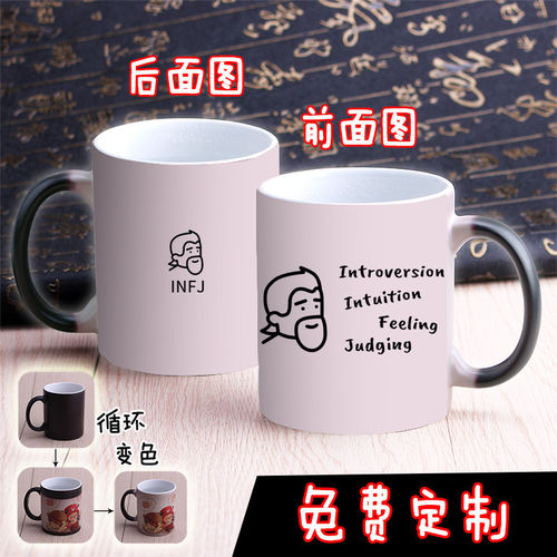 MBTI 人格马克杯 16型人格 INFP INTJ ENTP 周边陶瓷小众个性水杯