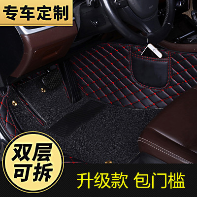适用23/2023款比亚迪护卫舰07专用全包围汽车脚垫DMi/DMp插电混动