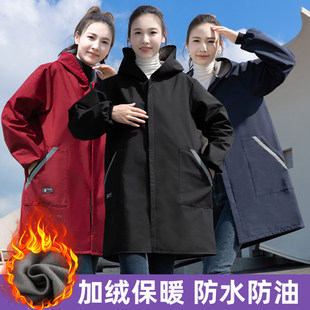 好看的套在羽绒服外面的罩衣可外穿洋气年轻款成人大人中长款秋冬