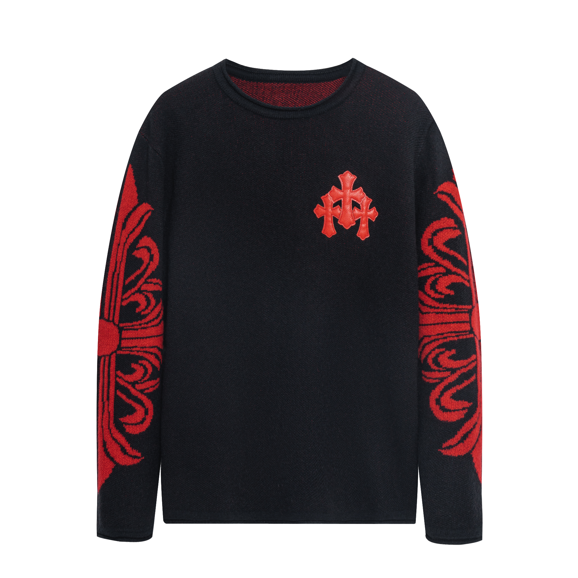 Eicalonce意卡伦萨25FW秋冬款高级感轻奢时尚长袖圆领毛衣SM12428