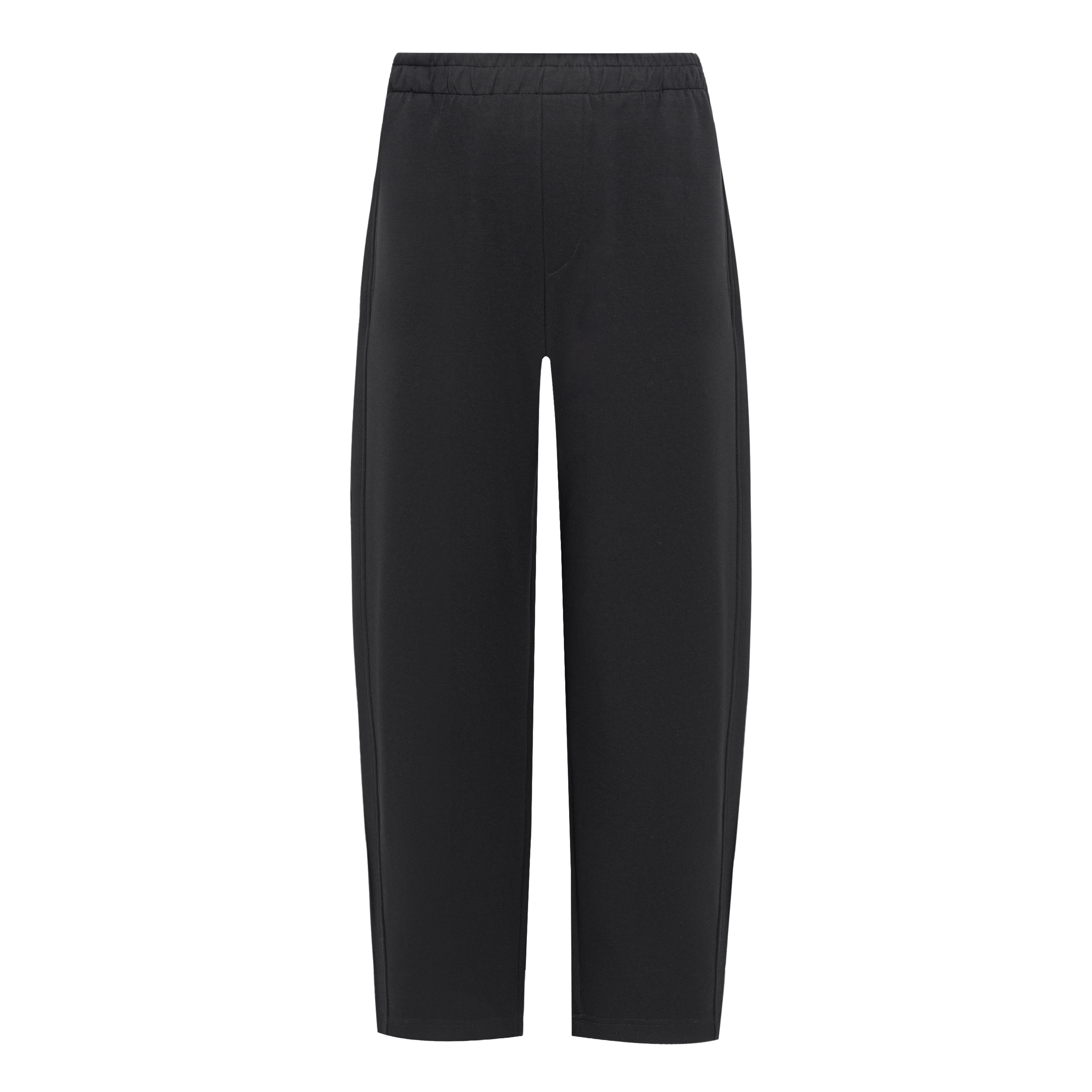 百搭舒适宽松抽绳弯刀休闲裤