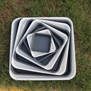 新款正方形花盆托盘加厚底座地垫底托接水防漏水花盘四方大号家用