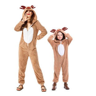 圣诞节万圣节儿童节表演成人幼儿儿童男女驯鹿梅花鹿麋鹿亲子服装