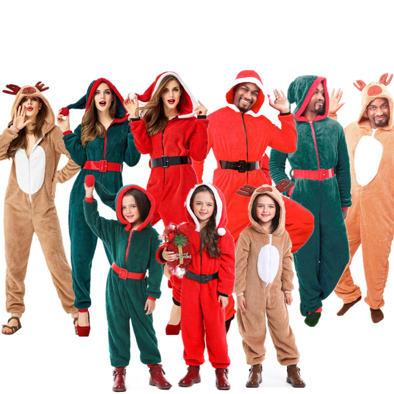 圣诞新年儿童圣诞服精灵 公司年会小鹿麋鹿舞台演出 舞台剧演出服