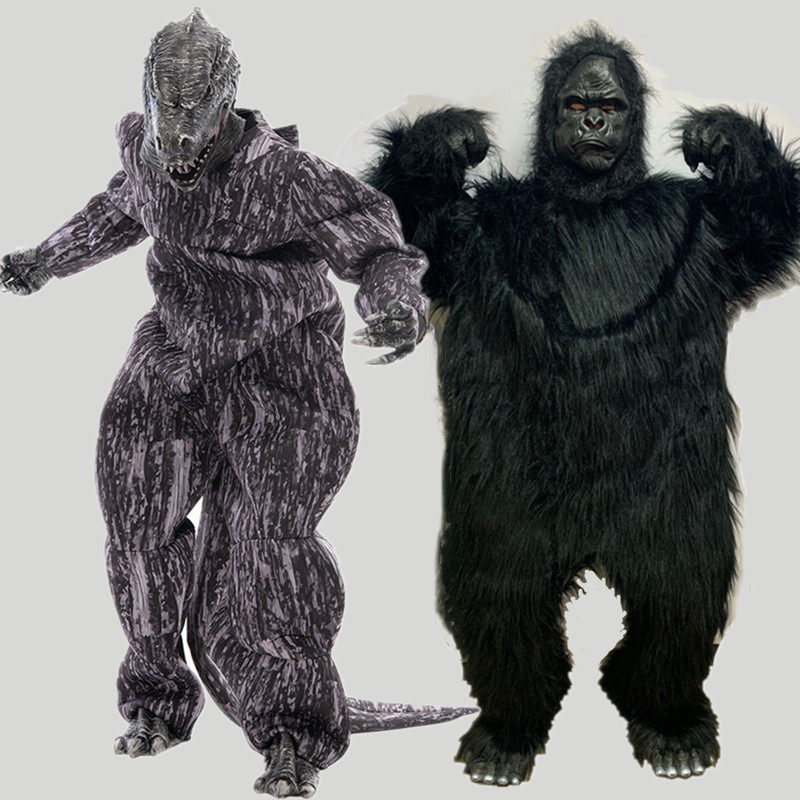 哥斯拉cos全身装备套装搞怪活动派对舞台大战金刚表演衣服