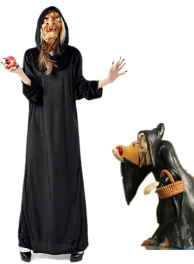 万圣节成人服装狂欢派对舞台角色扮演王后cos女巫古堡巫婆毒苹果