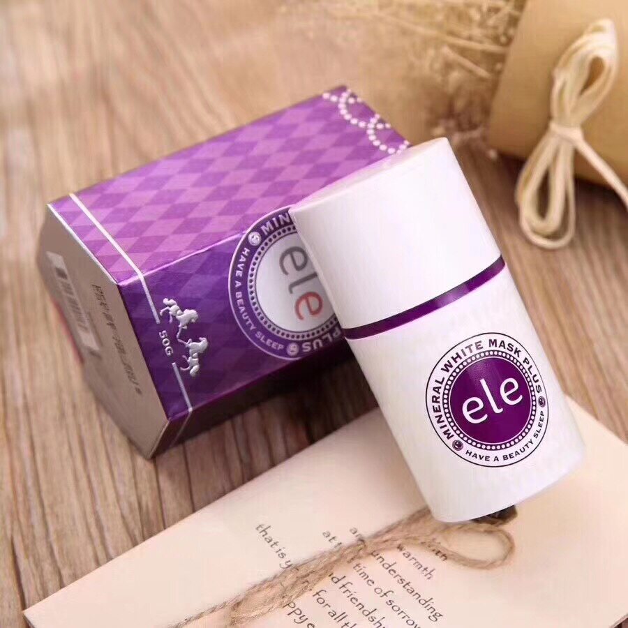 泰国ele睡眠面膜免洗专柜正品女学生夜间修复补水保湿油性皮肤