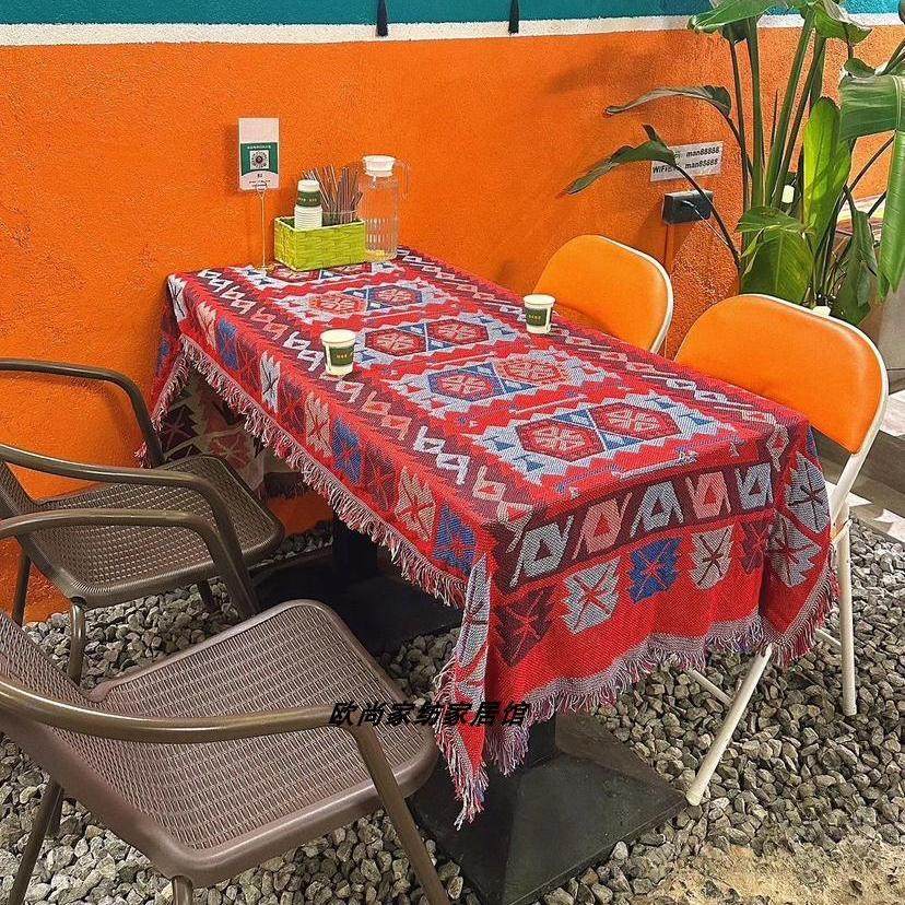 跨境外贸户外露营餐桌布餐厅桌布营地桌旗复古名族风餐垫折叠桌巾,居家布艺,桌布,淘宝优惠券,粉丝福利购,淘宝优惠卷