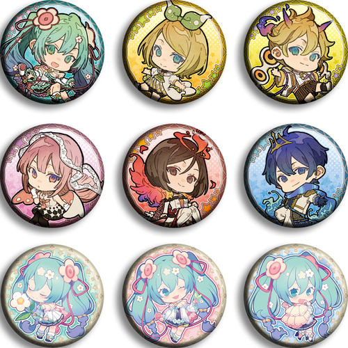 初音未来吧唧动漫游戏徽章二次元
