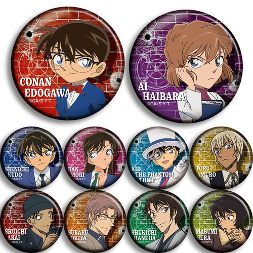 名侦探柯南动漫徽章胸章二次周边