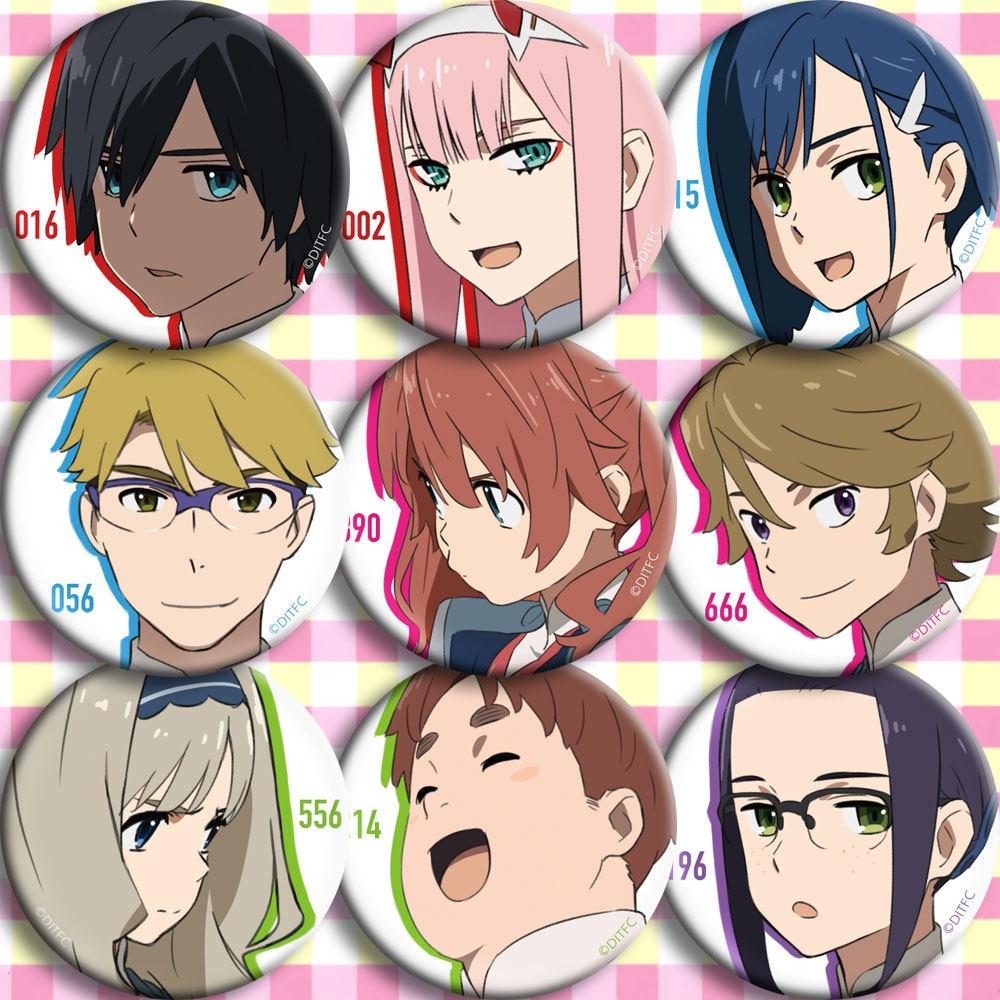 darling in the franxx徽章 002莓良心国家队二次元周边吧唧海报