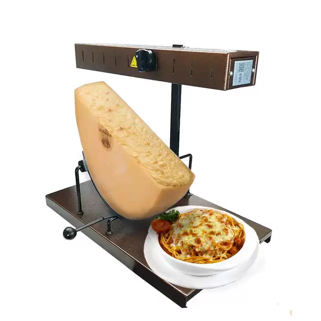 法国超大半圆芝士加热器 Raclette Cheese奶酪汉堡牛排热狗加热机