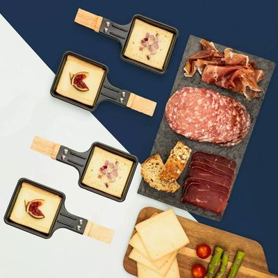 电烧烤炉电加热烧烤机器Raclette Grill烧烤盘不粘煎盘芝士奶酪盘